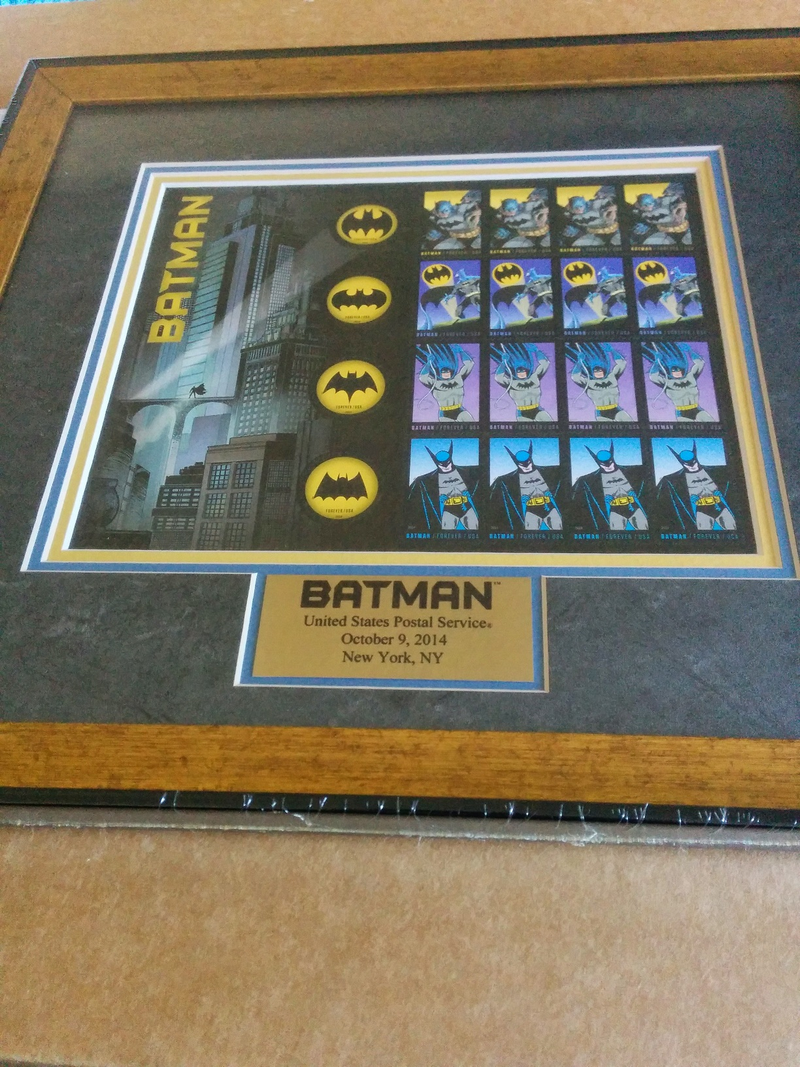 Illustration for article titled Get your (US postal) mail delivered by Batman (stamps)